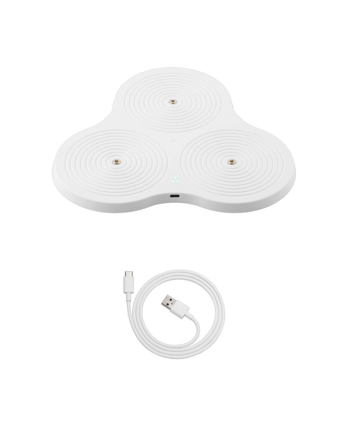 AKKULADEGERÄT Living  - Weiß, Basics, Kunststoff (22/23cm)