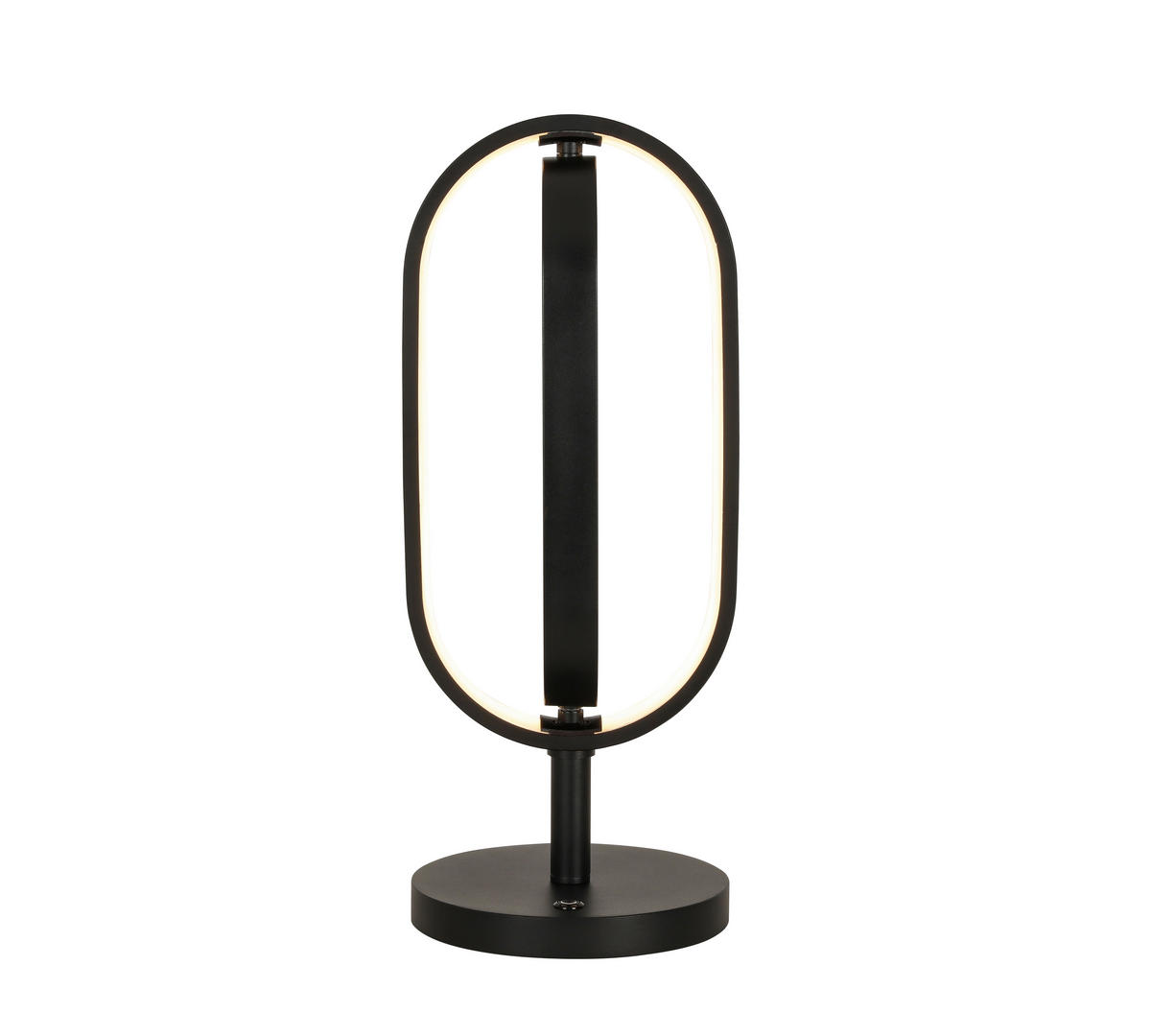 LED-TISCHLEUCHTE - Schwarz, Design, Kunststoff/Metall (21/50cm) - Novel