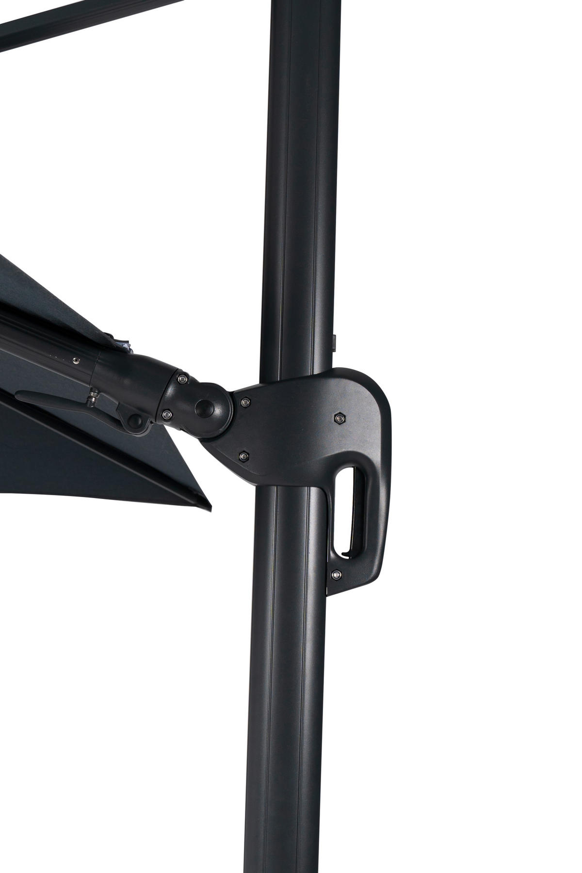 AMPELSCHIRM 350 cm   - Anthrazit/Hellgrau, Basics, Textil/Metall (350cm) - Tierra Outdoor