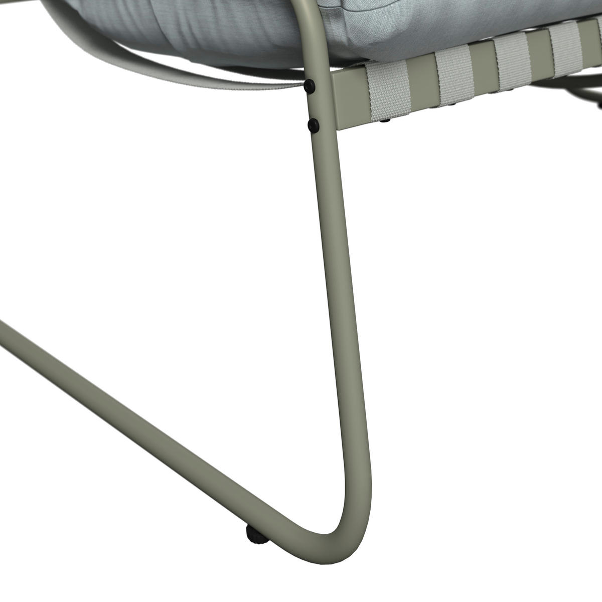 LOUNGEGARNITUR Eisen  - Beige/Grau, MODERN, Glas/Textil (128/62/82cm) - Ambia Garden