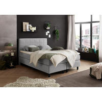 BOXBETT 140/200 cm  in Hellgrau  - Hellgrau, Modern, Holzwerkstoff/Kunststoff (140/200cm) - MID.YOU