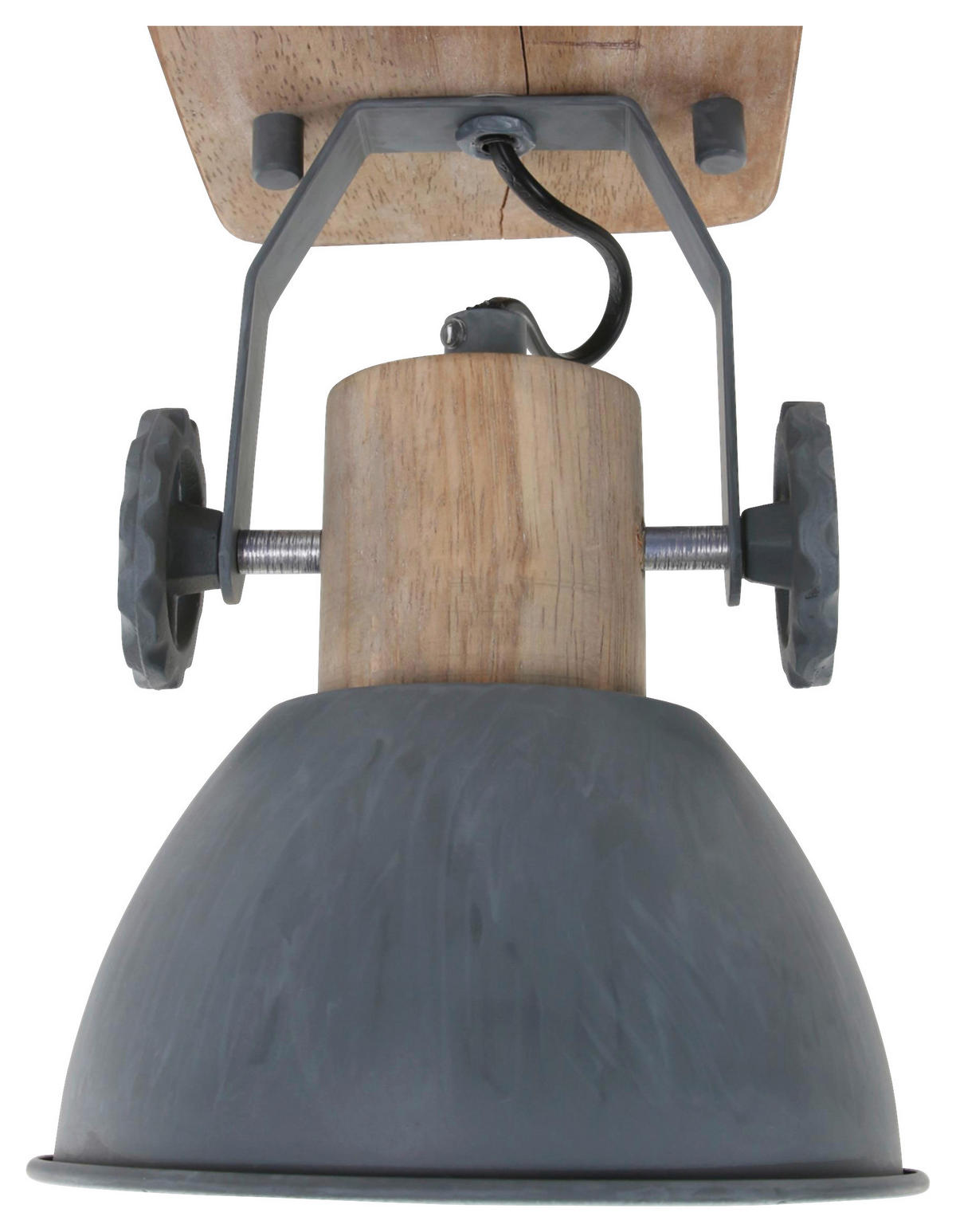 DECKENSPOTS - Anthrazit/Kupferfarben, Trend, Holz/Metall (59/19/23cm)