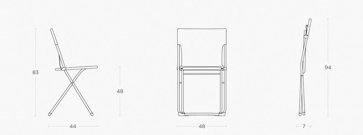 KLAPPSTUHL Batyline® Grün, Waldgrün  - Waldgrün/Grün, Basics, Textil/Metall (48/83/44cm) - Lafuma Mobilier