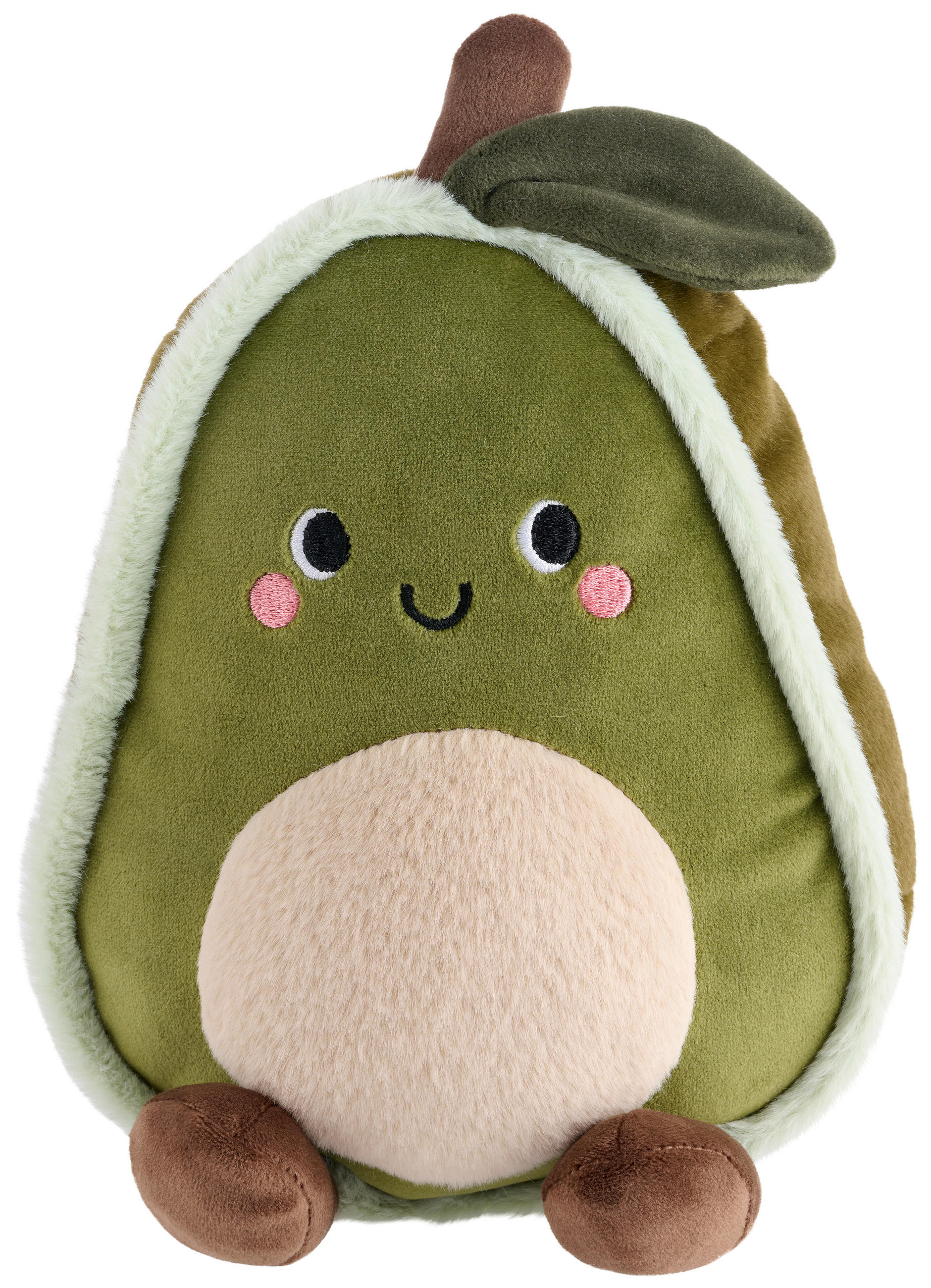 PLÜSCHFIGUR  - Dunkelgrün/Beige, Trend, Kunststoff/Textil (19/13/15cm) - Patinio