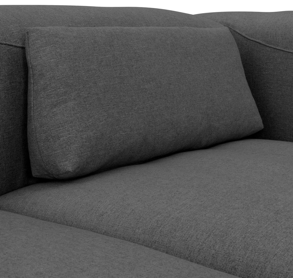 RÜCKENKISSEN  - Anthrazit, Design, Textil (60/25/12cm) - Max Winzer