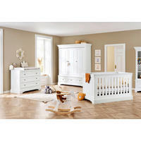 BABYZIMMER EMILIA 3-teilig  - Weiß, ROMANTIK / LANDHAUS, Holzwerkstoff - Pinolino