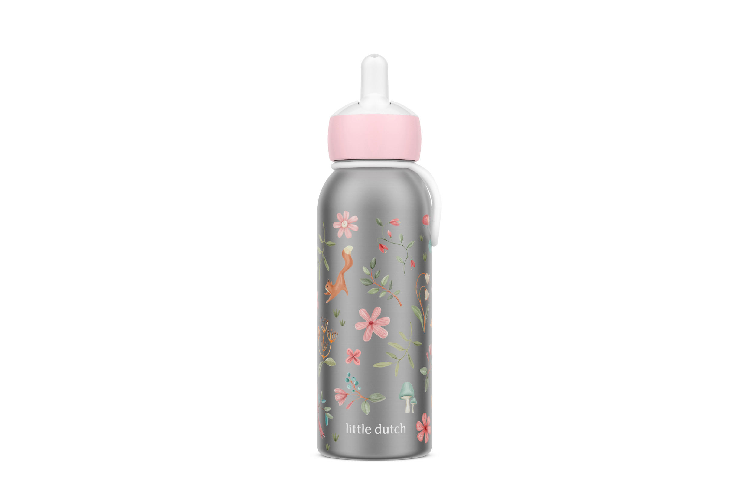 ISOLIERFLASCHE Campus - Edelstahlfarben/Hellrosa, KONVENTIONELL, Kunststoff/Metall (6,5/7,0/20,2cm) - Mepal