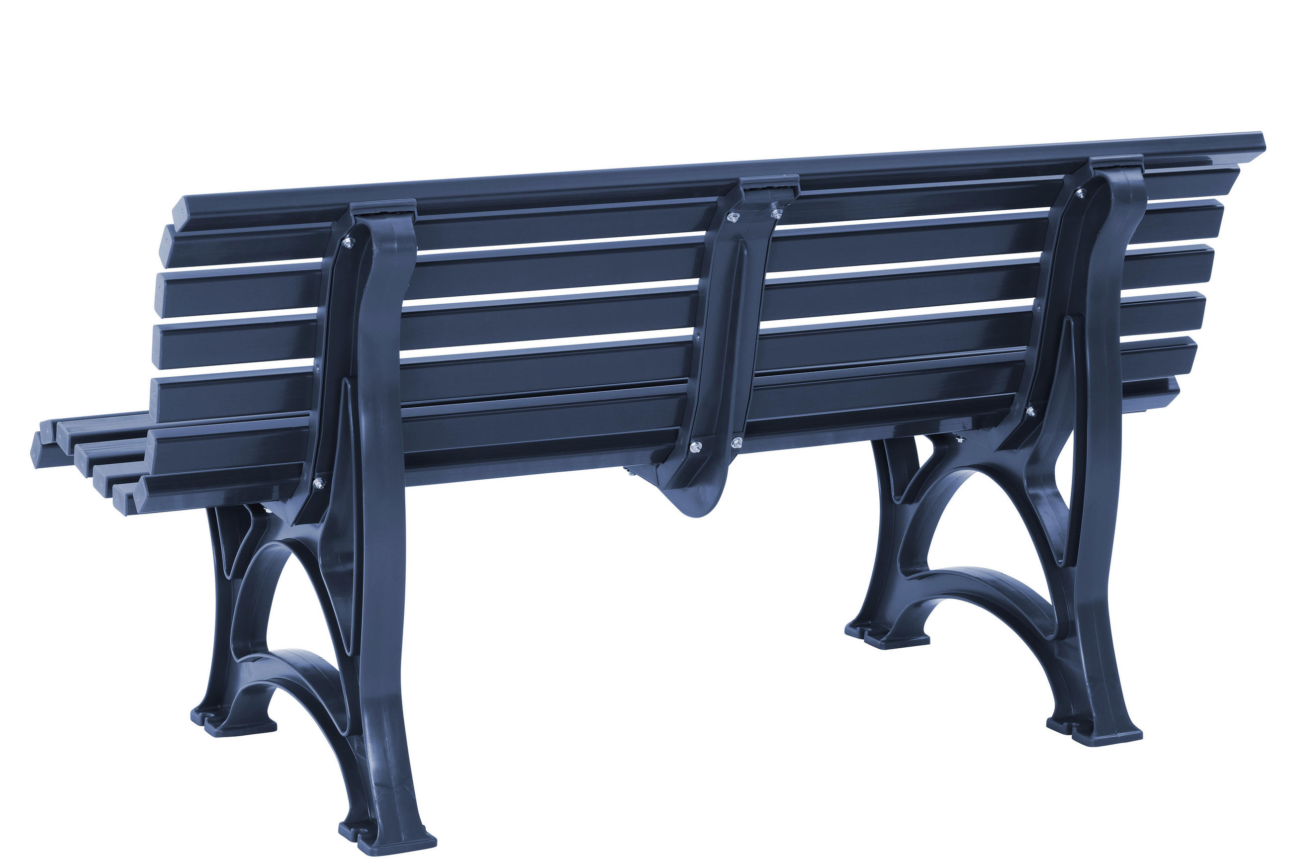 GARTENBANK 150/80/64 cm   - Blau, Basics, Kunststoff (150/80/64cm) - Modante