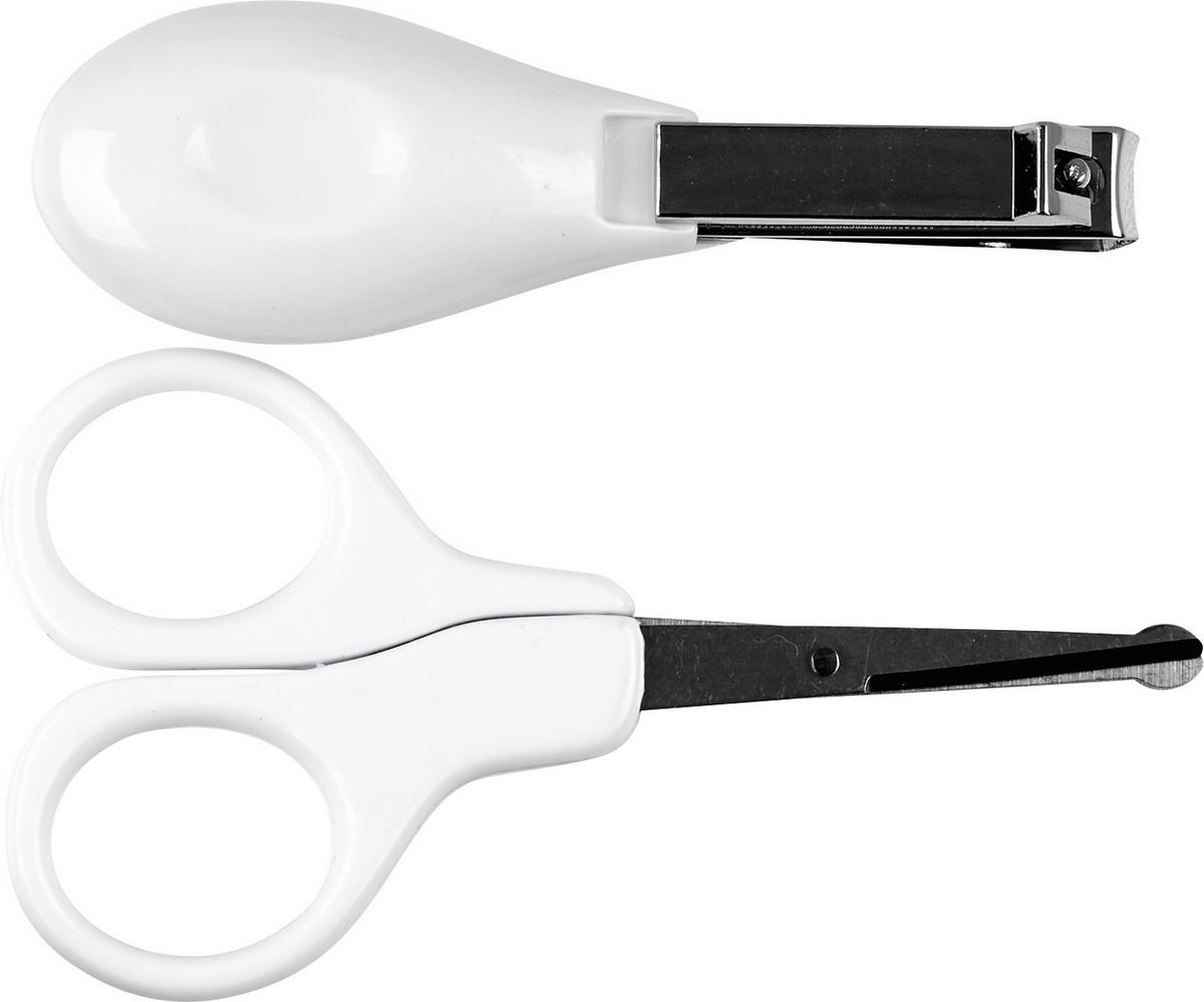 MANIKÜRESET 2-teilig  - Weiss, Basics, Kunststoff/Metall (17.5/9.9cm) - My Baby Lou