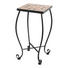 BEISTELLTISCH in Grün, Schwarz, Terra cotta - Terra cotta/Schwarz, LIFESTYLE, Keramik/Metall (25/52/25cm) - Boxxx BEISTELLTISCH in Grün, Schwarz, Terra cotta - Terra cotta/Schwarz, LIFESTYLE, Keramik/Metall (25/52/25cm) - Boxxx