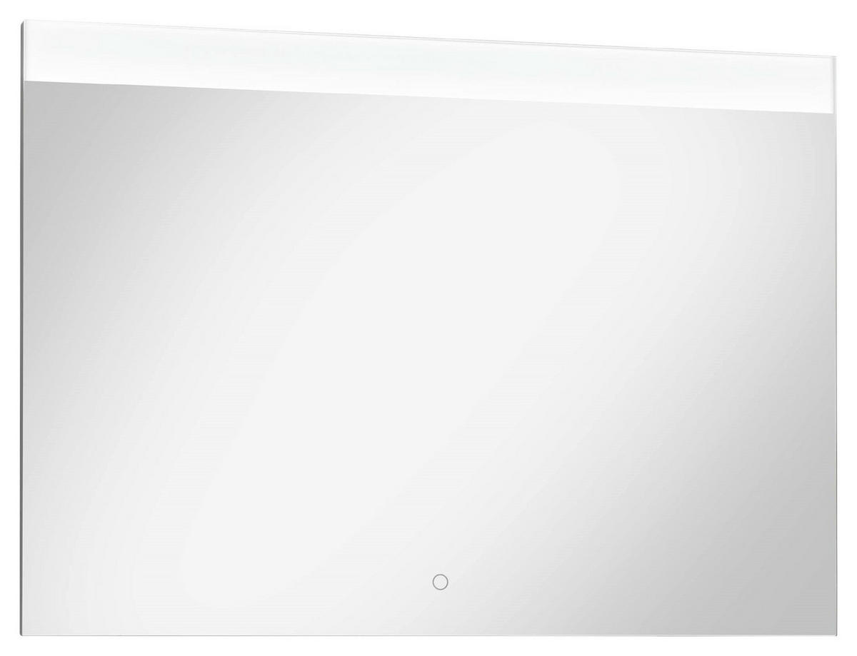 BADEZIMMERSPIEGEL 100/72/2,5 cm  - Edelstahlfarben, MODERN, Glas (100/72/2,5cm) - Celina Home