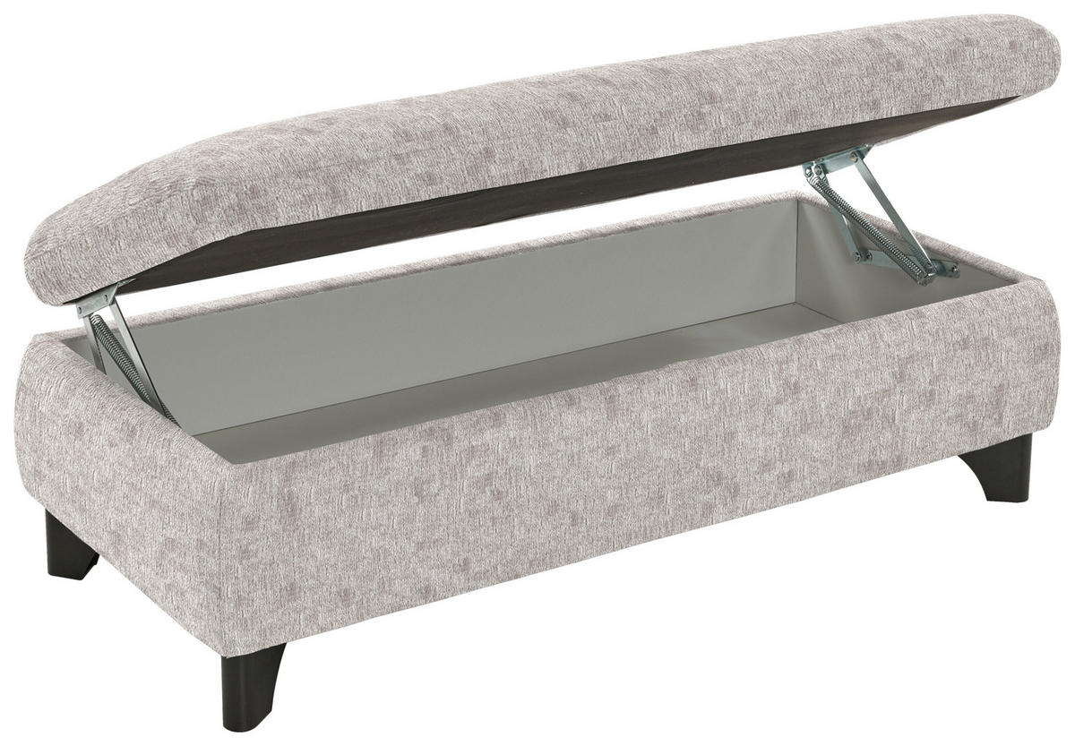 PALL i textil greige  - greige/svart, Klassisk, metall/textil (60/45/60cm) - MID.YOU