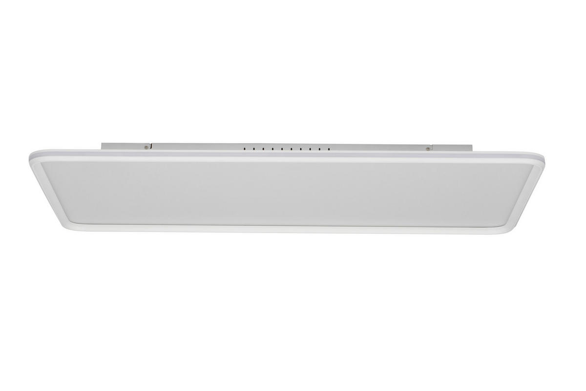 LED-DECKENLEUCHTE Bosona 110/60/7 cm  - Weiß, Basics, Kunststoff/Metall (110/60/7cm) - Novel