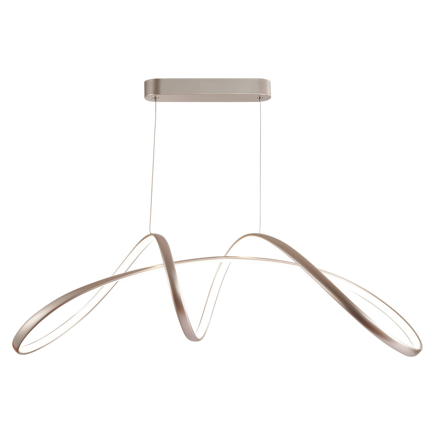 LED-HÄNGELEUCHTE 92/29/120 cm   - Silberfarben, Design, Metall (92/29/120cm)