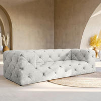 3-SITZER-SOFA Mikrofaser Hellgrau  - Hellgrau/Schwarz, Design, Kunststoff/Textil (230/71/100cm) - P & B
