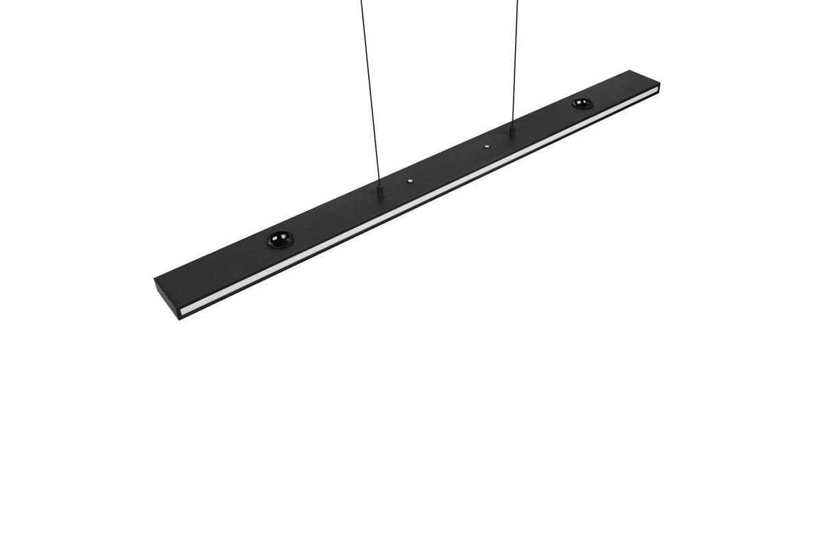 LED-PENDELLEUCHTE 109/9/200 cm    - Weiss/Schwarz, Design, Kunststoff/Metall (109/9/200cm) - Trio Leuchten