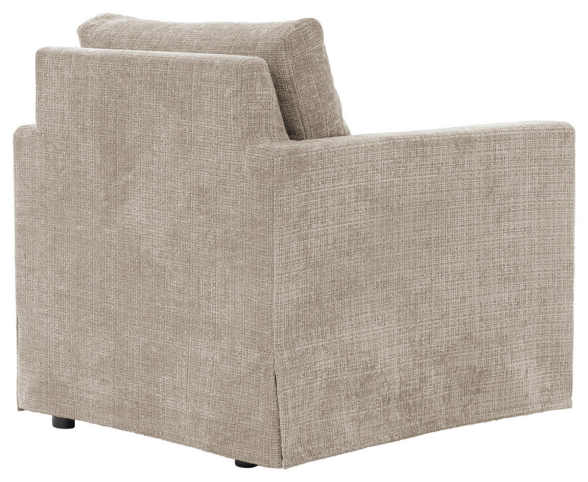 SESSELBEZUG - Beige, Design, Textil (84/89/95cm) - P & B