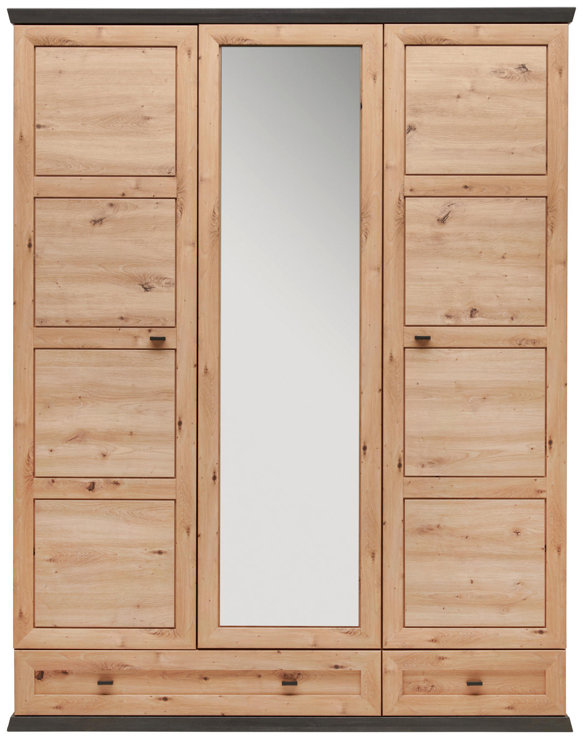 ORMAR GARDEROBNI  hrast Artisan  - hrast Artisan/antracit, Lifestyle, staklo/drvni materijal (154/196,7/60,5cm) - Xora