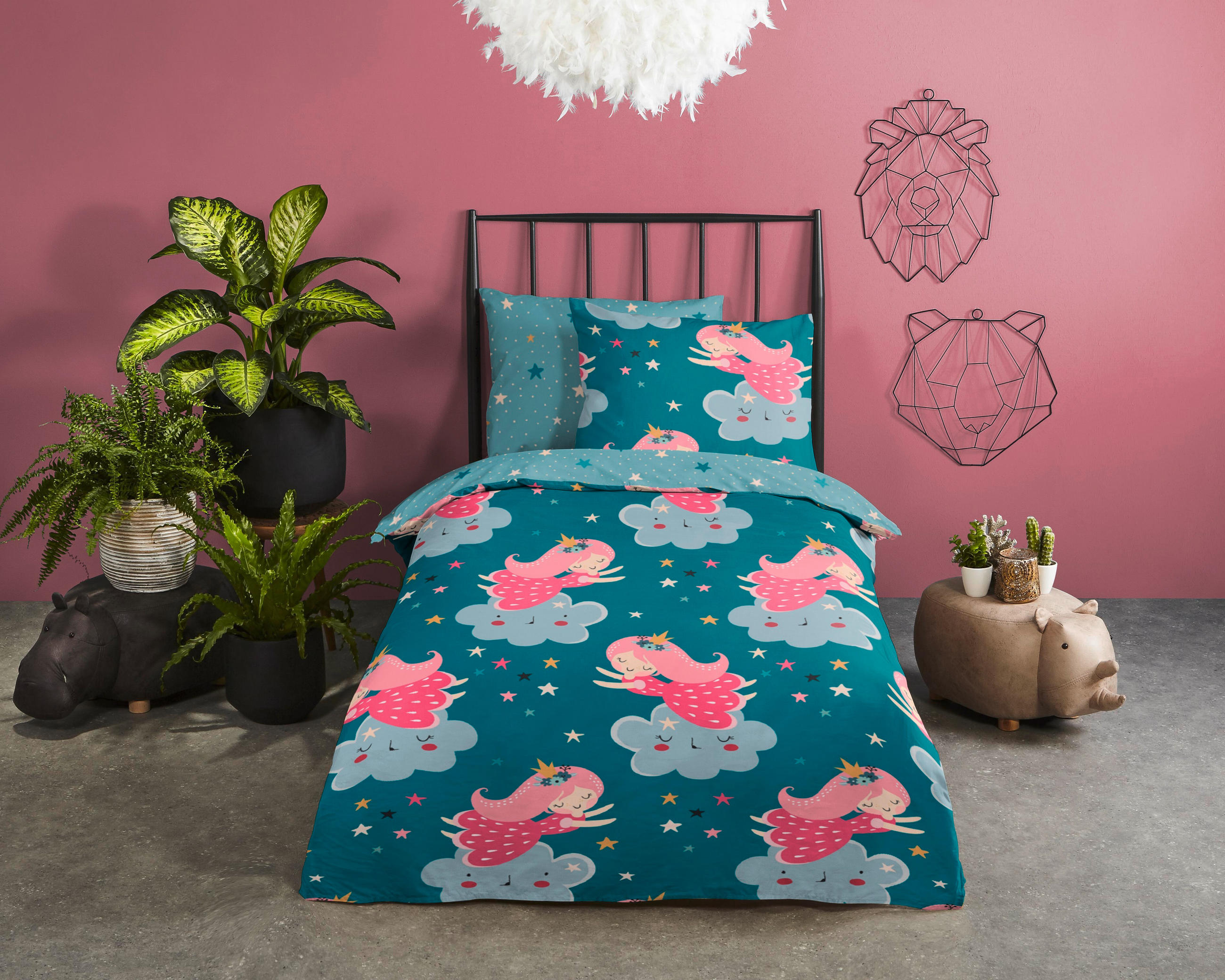 KINDERBETTWÄSCHE 120/150 cm  - Multicolor, Trend, Textil (120/150cm)