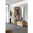 GARDEROBE  in 157/195/51 cm  - Eichefarben, Natur, Glas/Holz (157/195/51cm) - Linea Natura