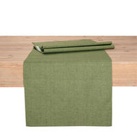 TISCHLÄUFER OSLO 40/140 cm  - Olivgrün, Basics, Textil (40/140cm) - Peyer Syntex