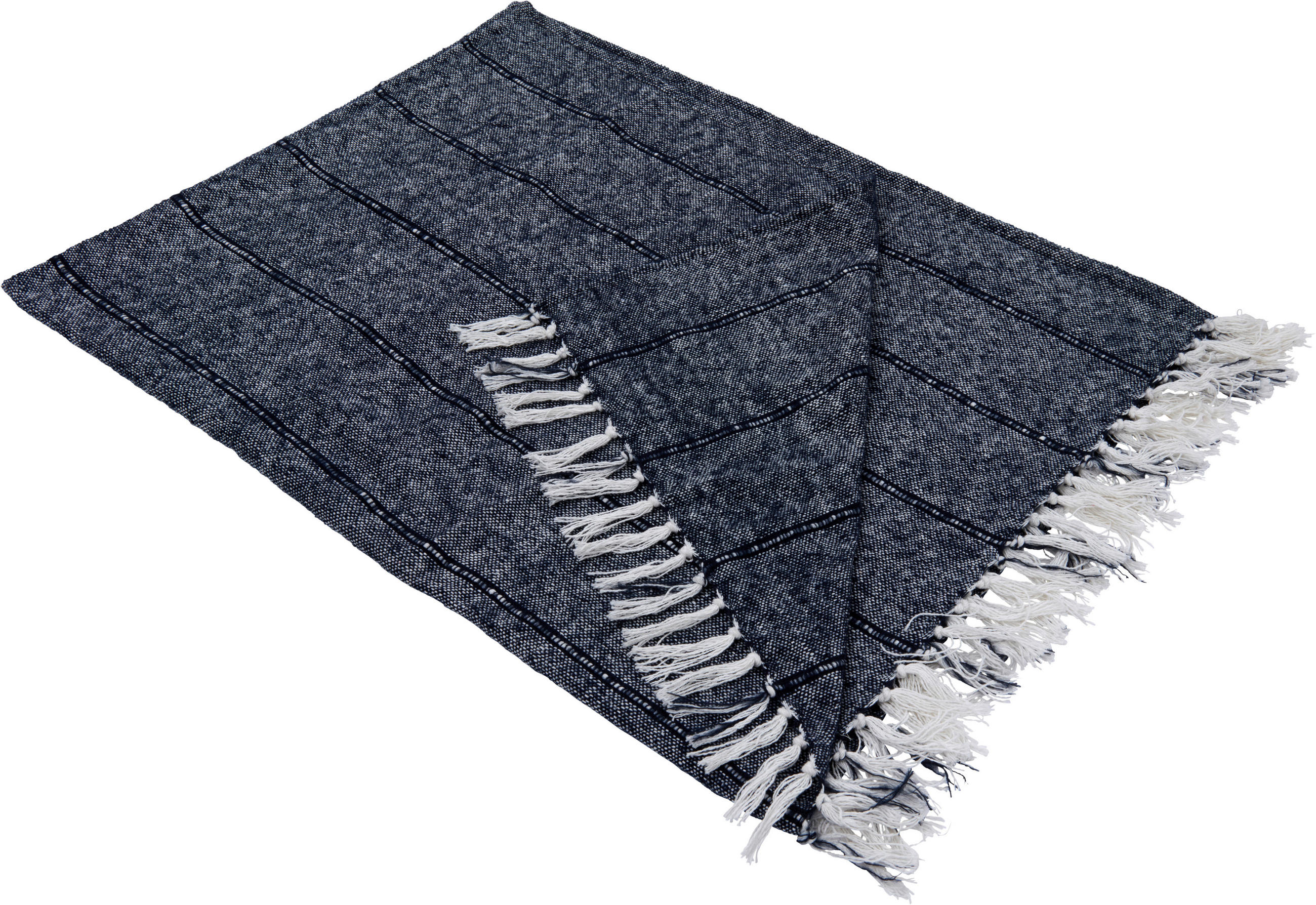 DECKE 150/200 cm  - Dunkelblau, Basics, Textil (150/200cm) - Novel