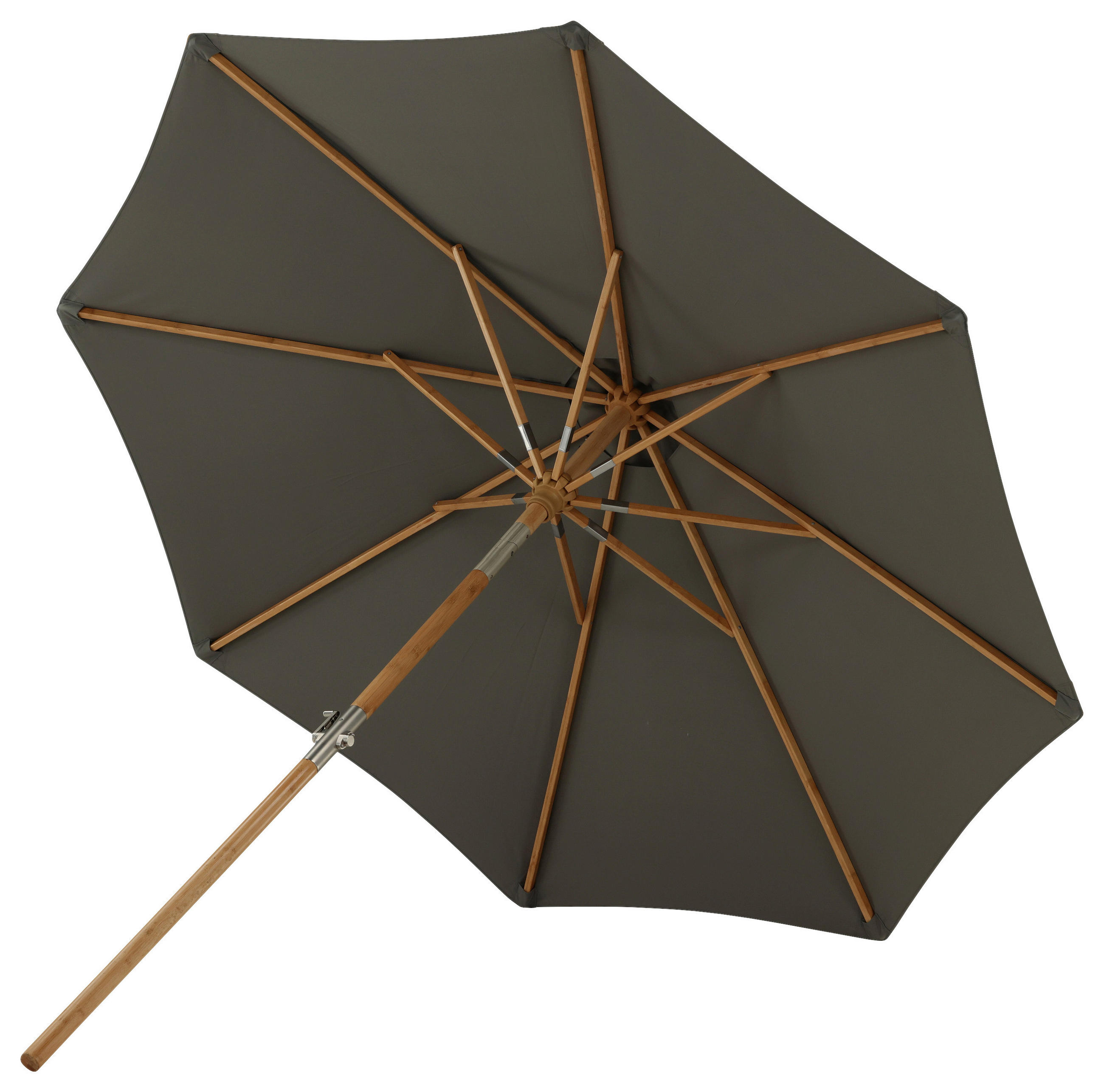 SONNENSCHIRM 270 cm  - Grau, KONVENTIONELL (270/250cm) - Gardenson