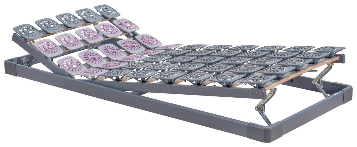 LATTENROST 90/200 cm  - Schieferfarben, Basics, Holz (90/200cm) - Tempur