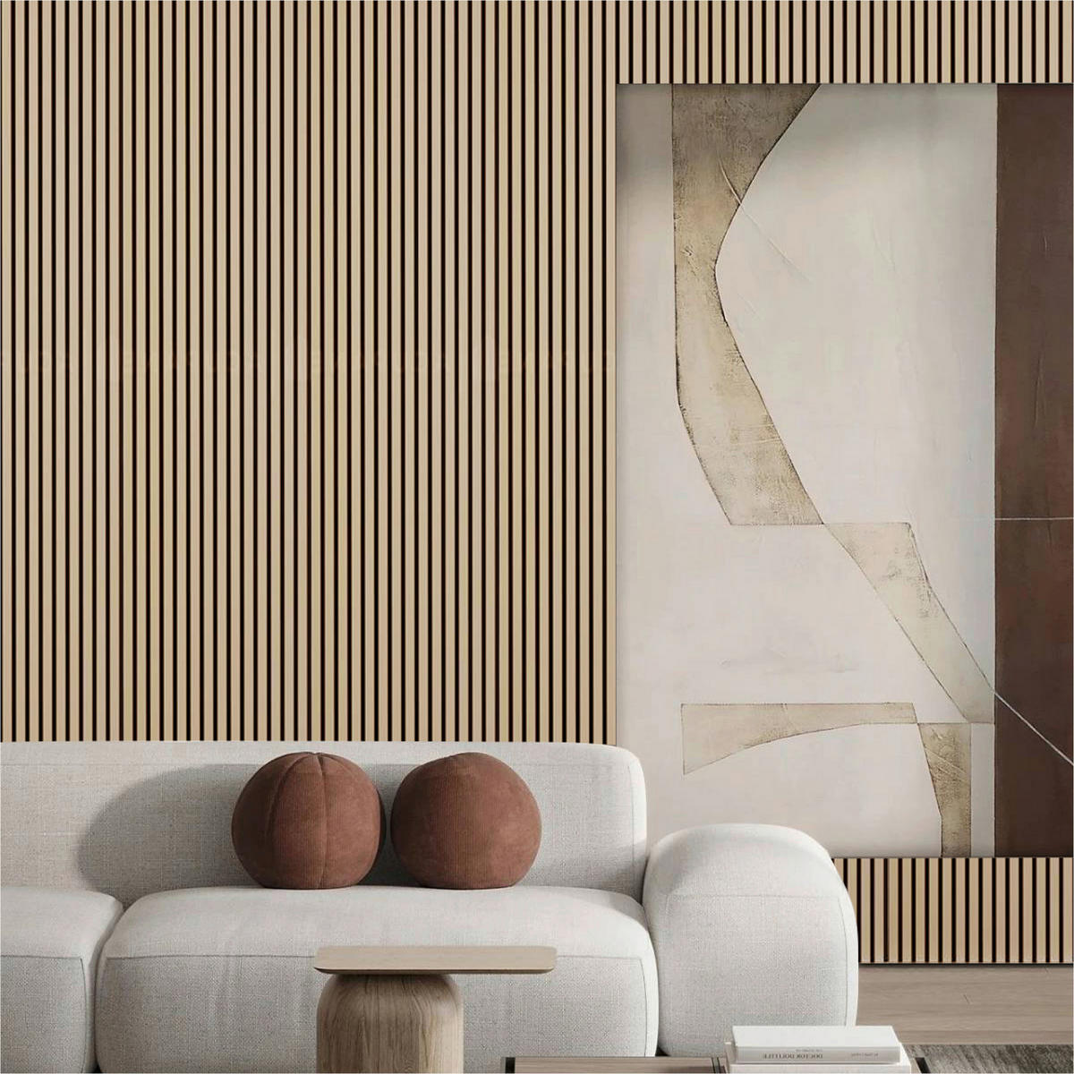 AKUSTIKPANEEL Echtholz Eiche hell Sonido Elements 56/120/1.8 cm  - Eiche Bianco/Eichefarben, Basics, Holz/Holzwerkstoff (56/120/1.8cm) - Novel