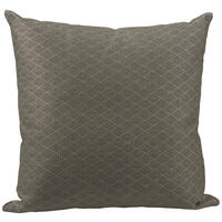 OUTDOOR-KISSEN Raute  - Schwarz, Basics, Textil (55/55cm) - Stern