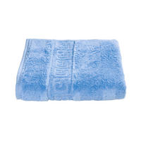 DUSCHTUCH Noblesse Uni 80/160 cm  - Hellblau, Basics, Textil (80/160cm) - Cawoe