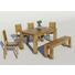 STUHL Lederlook Wildeiche massiv Dunkelbraun, Eichefarben - Eichefarben/Dunkelbraun, LIFESTYLE, Holz/Textil (42/91/52cm) - HOM`IN
