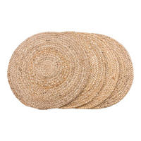 BORDSTABLETT Bombay textil struktur naturfärgad 38 cm  - naturfärgad, Basics, textil (38cm)