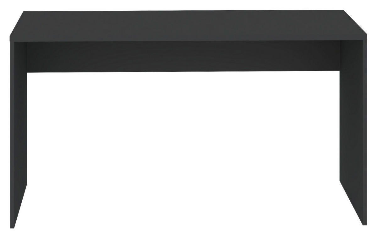 SCHREIBTISCH 135/73/54,4 cm  in Anthrazit  - Anthrazit, Konventionell, Holzwerkstoff (135/73/54,4cm) - Hom`in