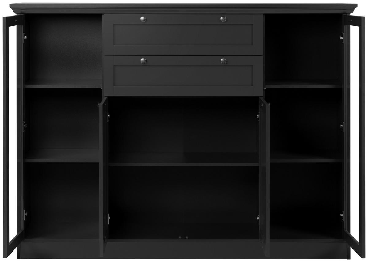 HIGHBOARD  in 160/120/40 cm  - Anthrazit, LIFESTYLE, Holzwerkstoff/Metall (160/120/40cm) - MID.YOU