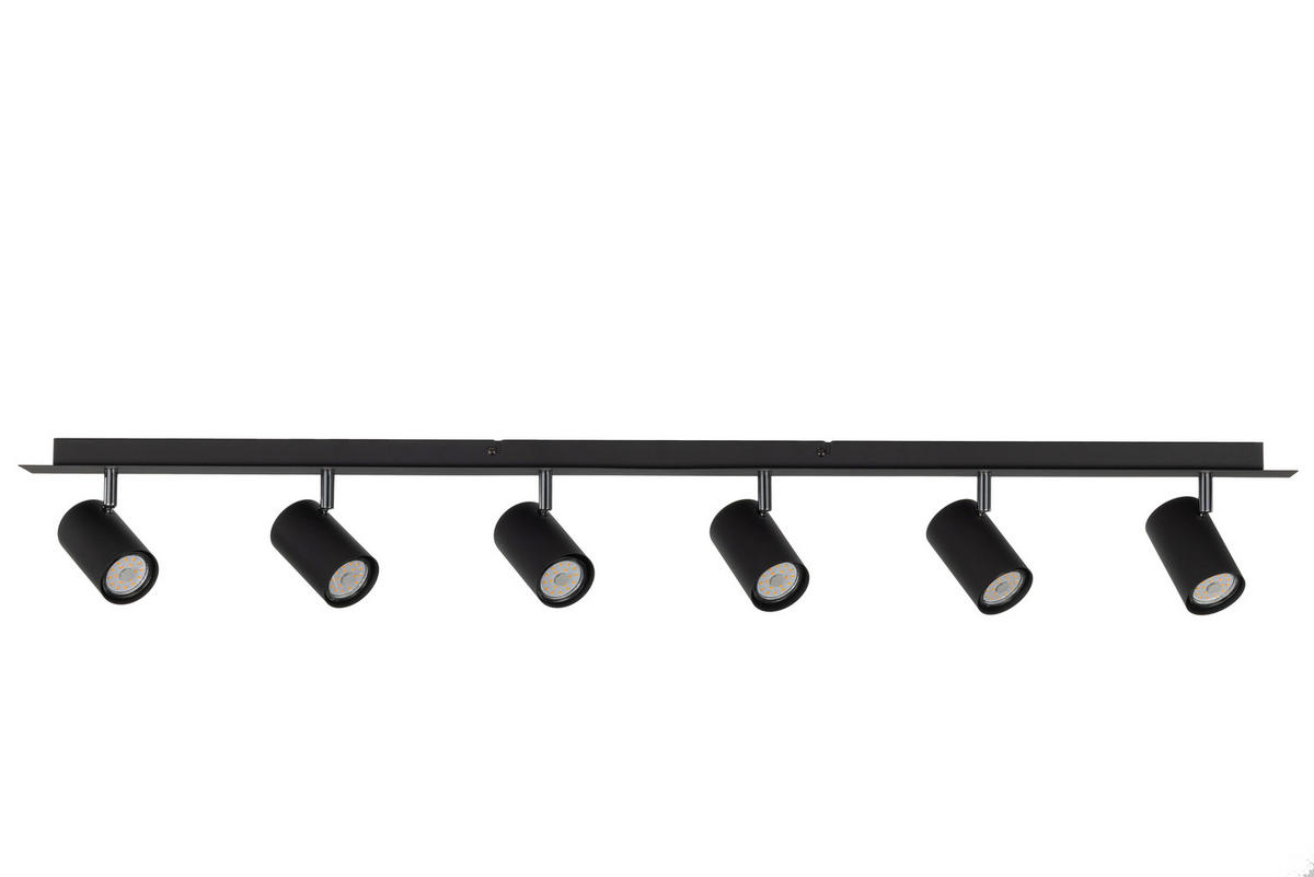 BODOVÉ SVIETIDLO, 35 W/GU10, 116/6/12,5 cm - čierna, Basics, kov (116/6/12,5cm) - Novel