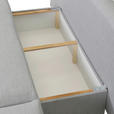SCHLAFSOFA Flachgewebe Hellgrau  - Chromfarben/Hellgrau, Design, Kunststoff/Textil (194/73/91cm) - Xora