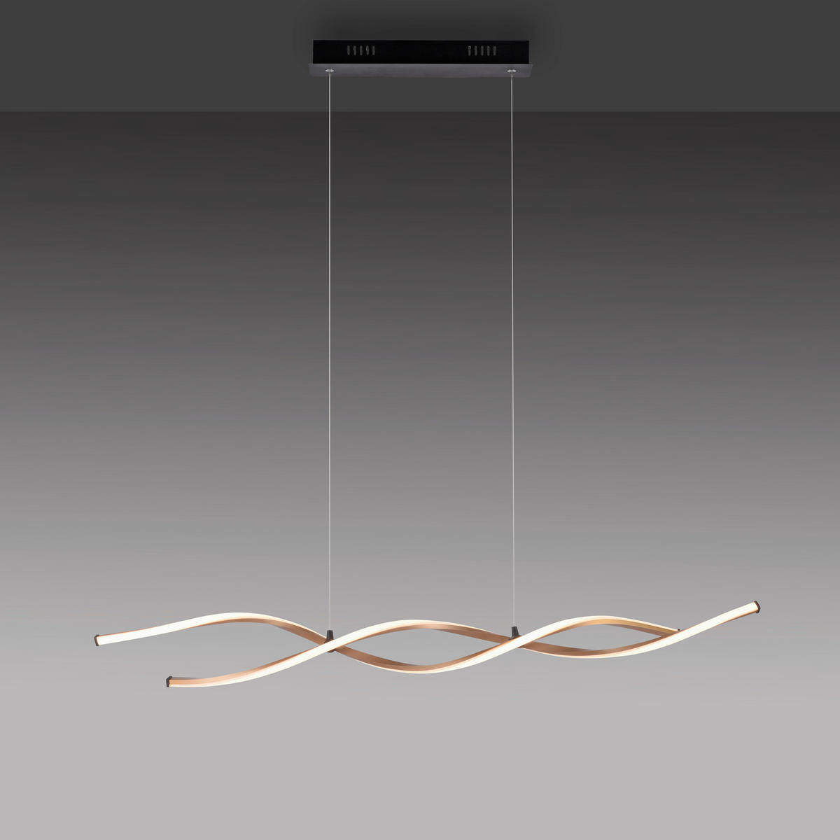 LED-PENDELLEUCHTE Polina 110/8/120 cm   - Design, Kunststoff/Metall (110/8/120cm) - Paul Neuhaus