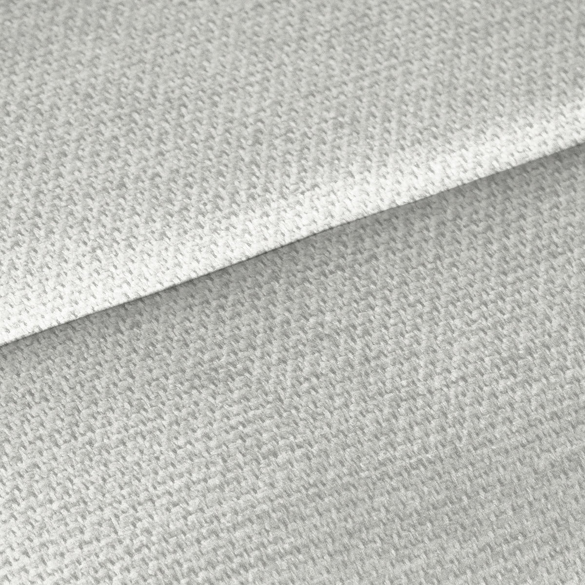 RELAXLIEGE in Webstoff Hellgrau  - Silberfarben/Hellgrau, Design, Textil/Metall (65/65/171cm) - Livetastic