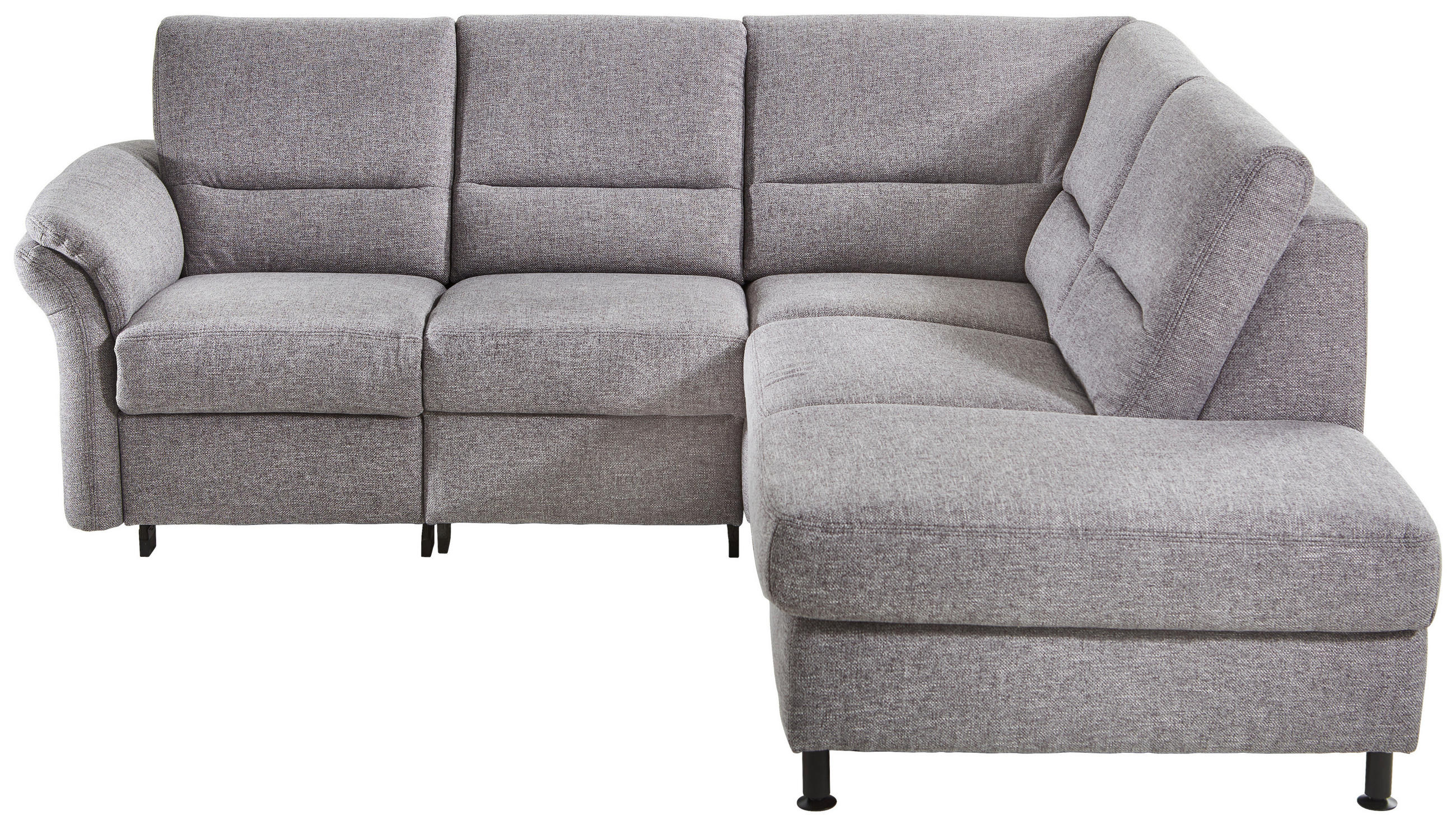 HÖRNSOFFA i flatväv grå  - svart/grå, Design, metall/textil (227/203cm) - Beldomo System