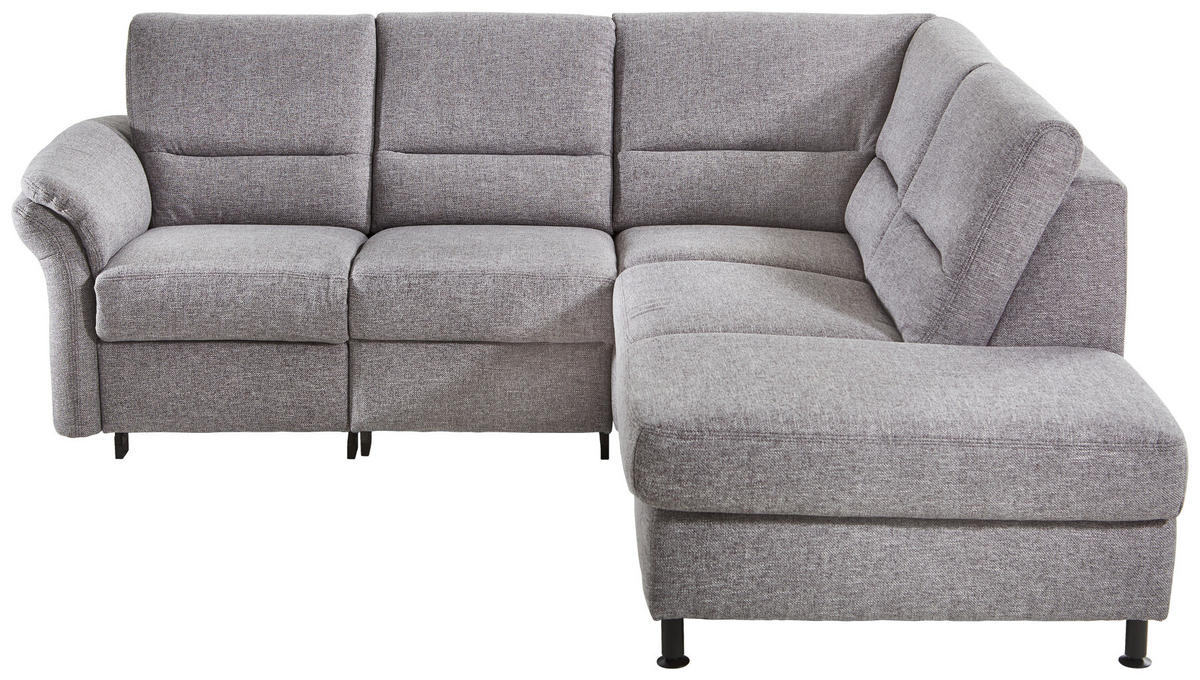 HÖRNSOFFA i flatväv grå  - svart/grå, Design, metall/textil (227/203cm) - Beldomo System
