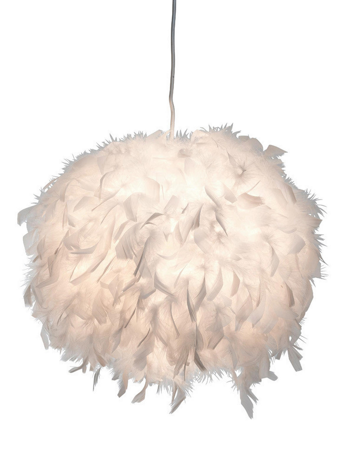 HÄNGLAMPA Ducky 30/150 cm  - vit, Basics, metall/papper (30/150cm) - Novel