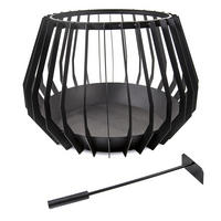 FEUERKORB  - Schwarz, Basics, Metall (60/40cm)