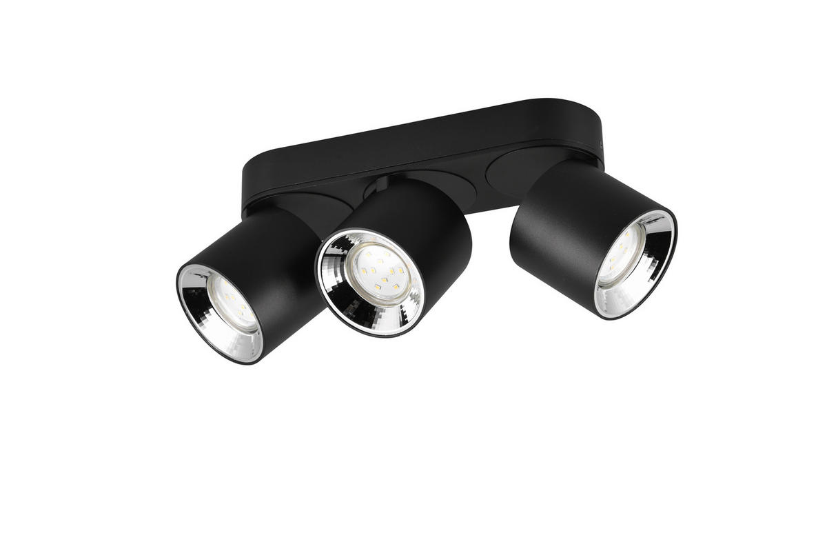 STRAHLER - Schwarz, Basics, Metall (27,3/12,0/8,7cm) - Trio Leuchten