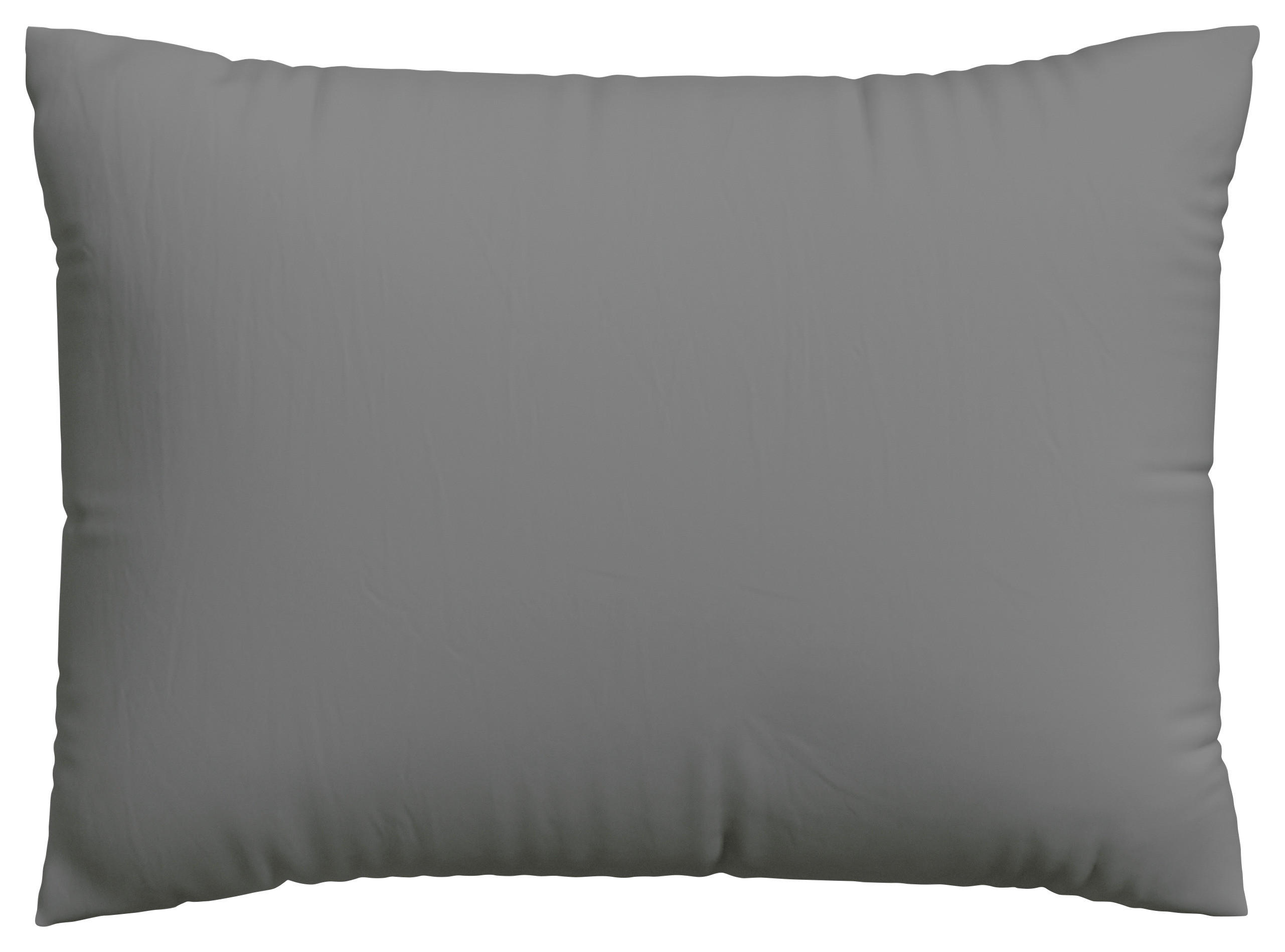 KOPFPOLSTERBEZUG KNITTED JERSEY 70/90 cm  - Grau, Basics, Textil (70/90cm) - Schlafgut