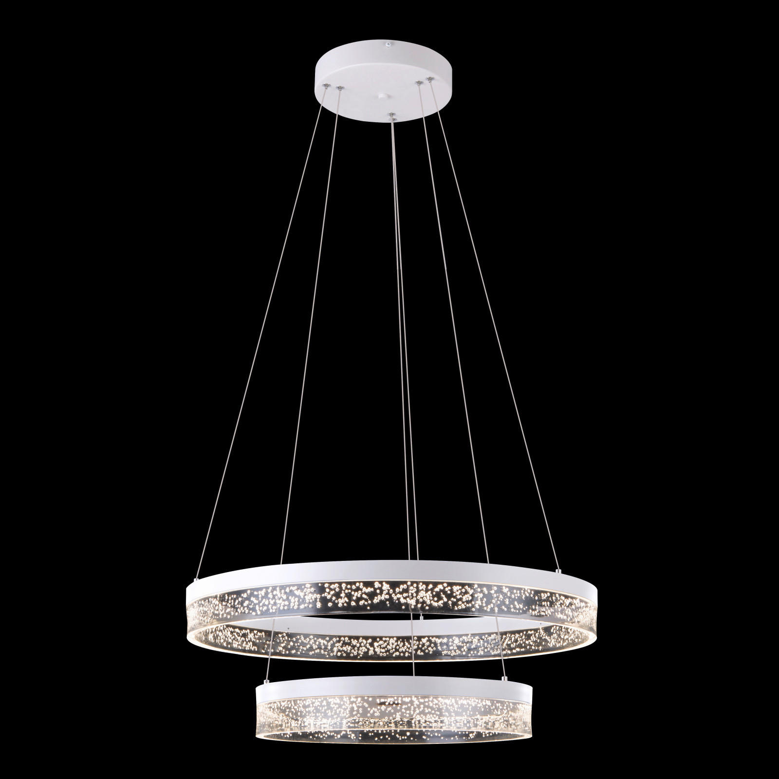 LUSTRĂ LED 60/120 cm  - alb/străveziu, Basics, plastic/metal (60/120cm) - Globo