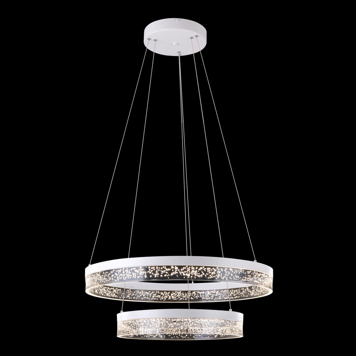 LUSTRĂ LED 60/120 cm  - alb/străveziu, Basics, plastic/metal (60/120cm) - Globo