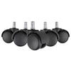 DREHSTUHLROLLE  in  - Schwarz, Basics, Kunststoff (5cm) - MID.YOU