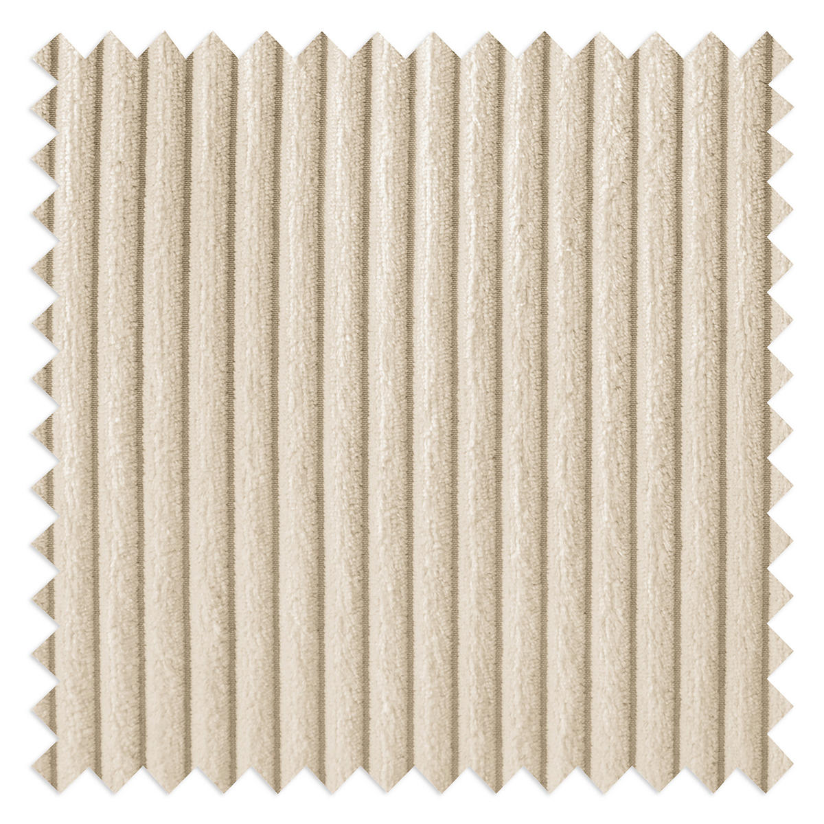 ECKSOFA  in Cord Beige Rücken echt  166/238 cm  - Beige/Schwarz, Design, Textil/Metall (166/238cm) - Livetastic
