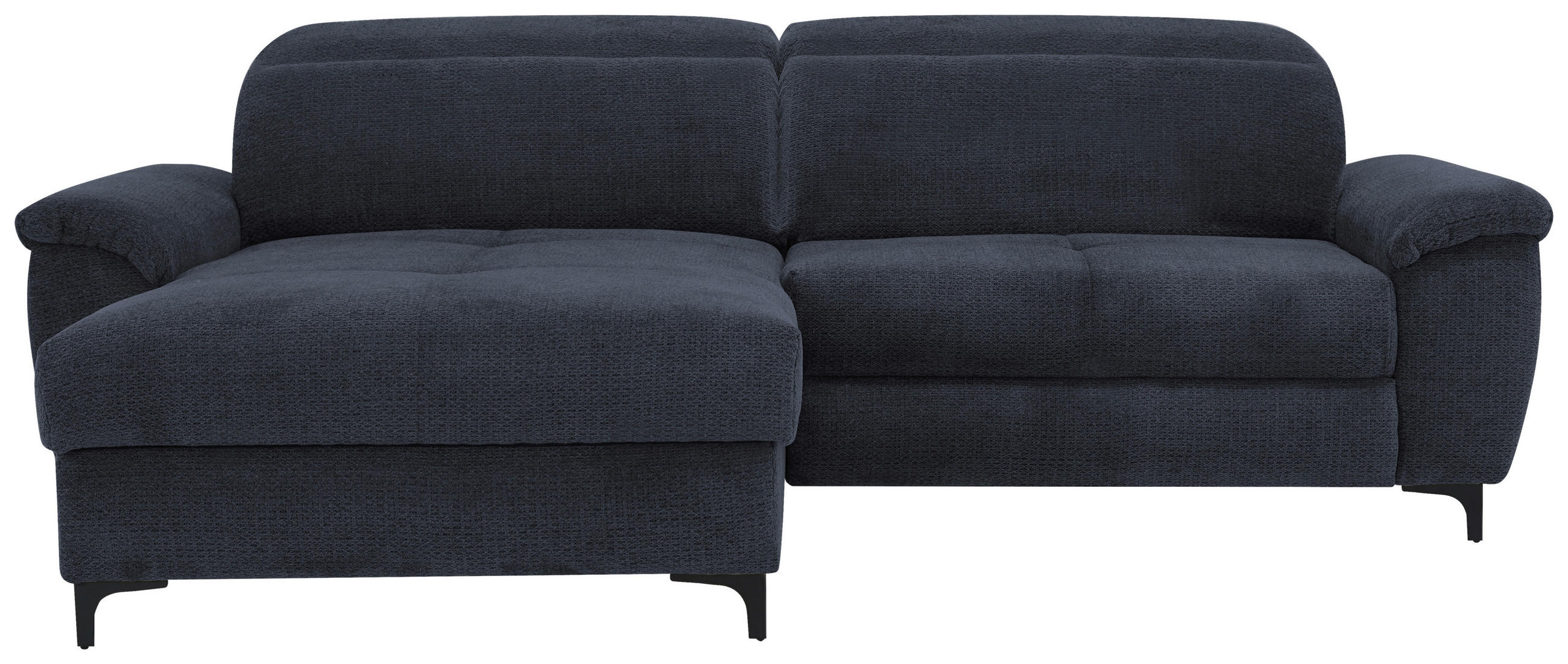 HÖRNSOFFA i gråblå  - gråblå/svart, Design, metall/trämaterial (185/256cm) - Hom`in